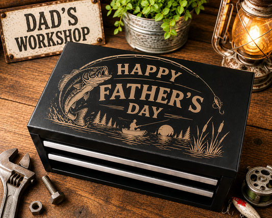Fishing Theme Mini Tool / Keepsake / Tackle Box