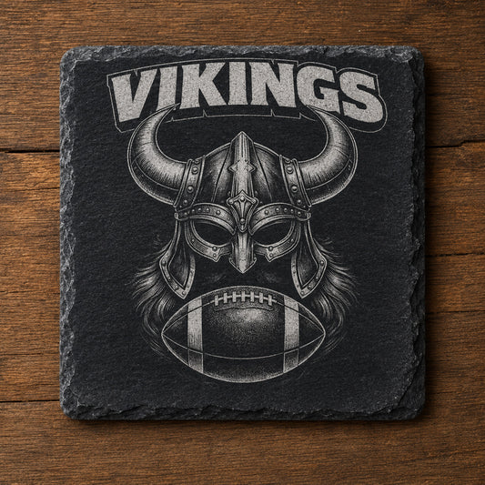 Vikings Slate Game Day Coaster - Set of 4