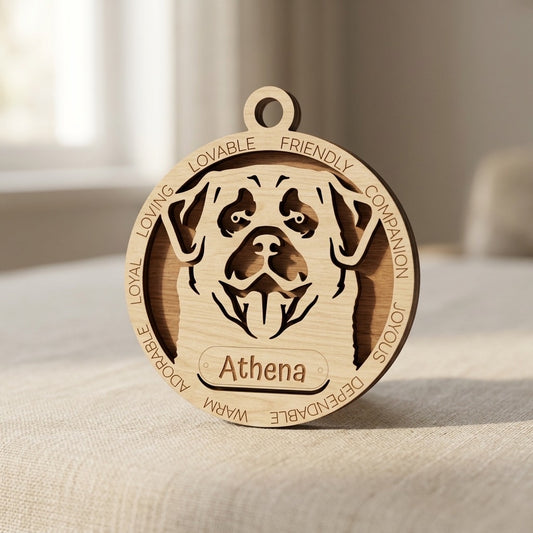 Anatolian Shepherd 2-Layer Laser Cut Ornament