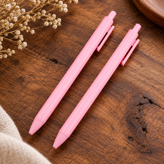 Retractable Pen with Custom Engraving, Pink (Sold by the Each)