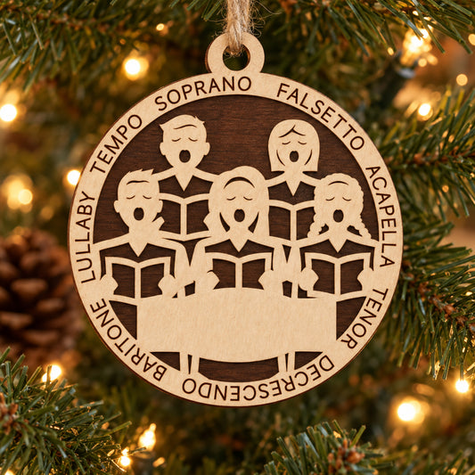 Choir #1 2-Layer Laser Cut Ornament