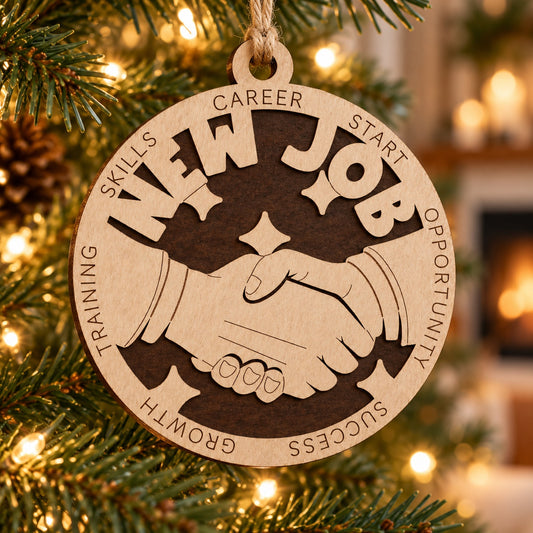 New Job #2 2-Layer Laser Cut Ornament