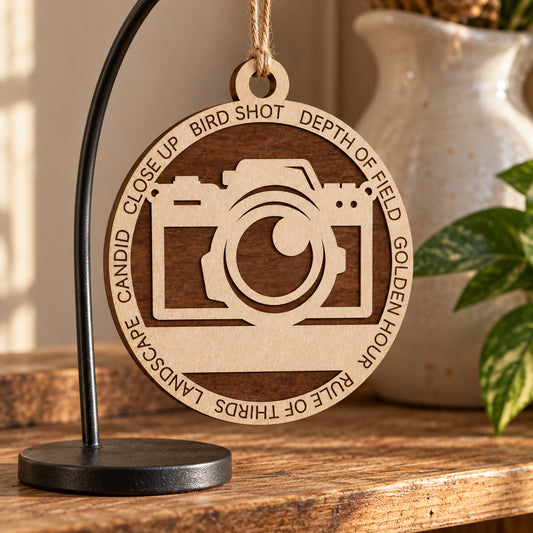 Photography #1 2-Layer Laser Cut Ornament