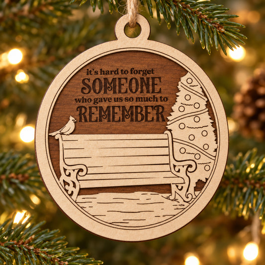 So Much to Remember 2-Layer Laser Cut Ornament