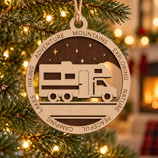 Class C Starry Night #1 2-Layer Laser Cut Ornament