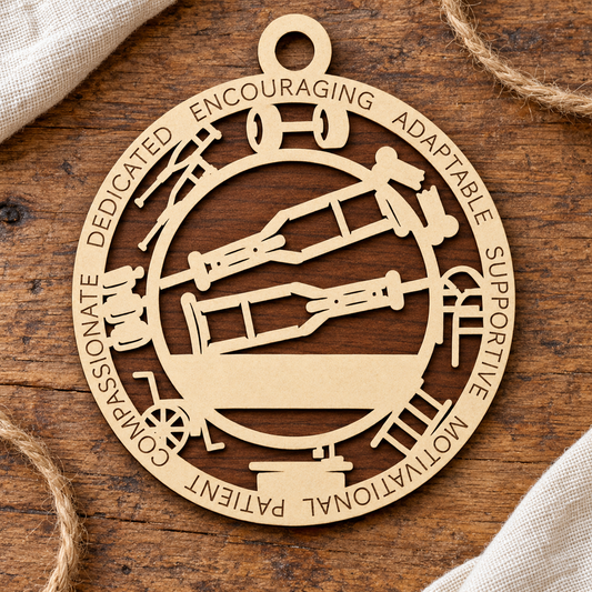 Physical Therapist #1 2-Layer Laser Cut Ornament