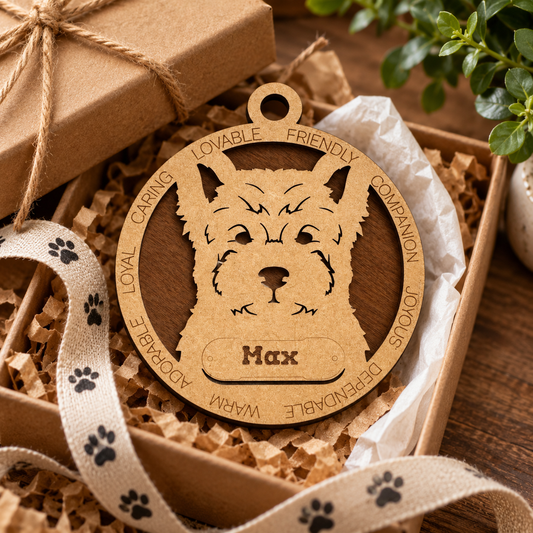Pomapoo 2-Layer Laser Cut Ornament