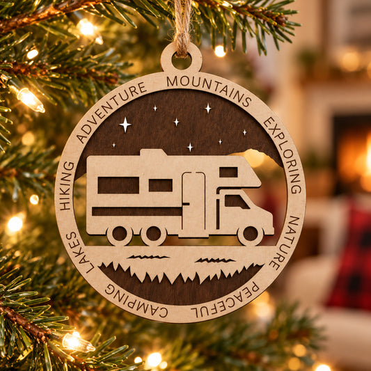 Class C Starry Night #2 2-Layer Laser Cut Ornament