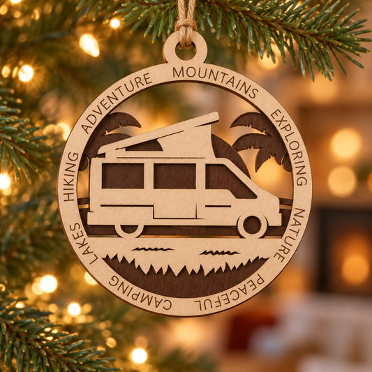 Class B Beach #2 2-Layer Laser Cut Ornament