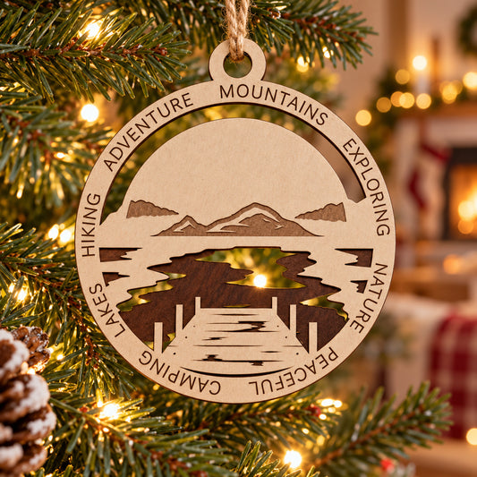 Dock #2 2-Layer Laser Cut Ornament