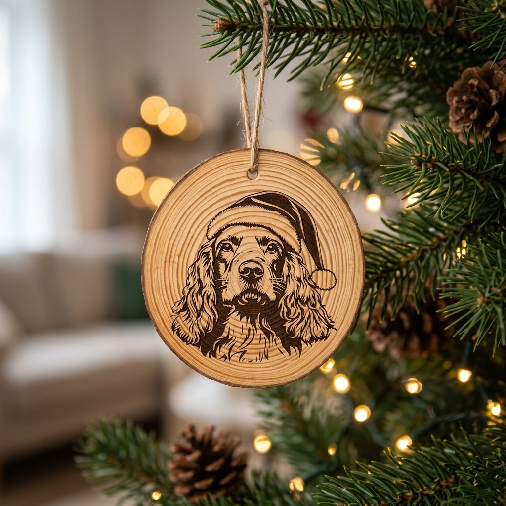 Cocker Spaniel – Personalized Wooden Pet Keepsake, Handmade Gift ...