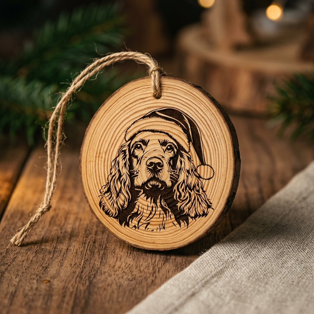 Cocker Spaniel – Personalized Wooden Pet Keepsake, Handmade Gift ...